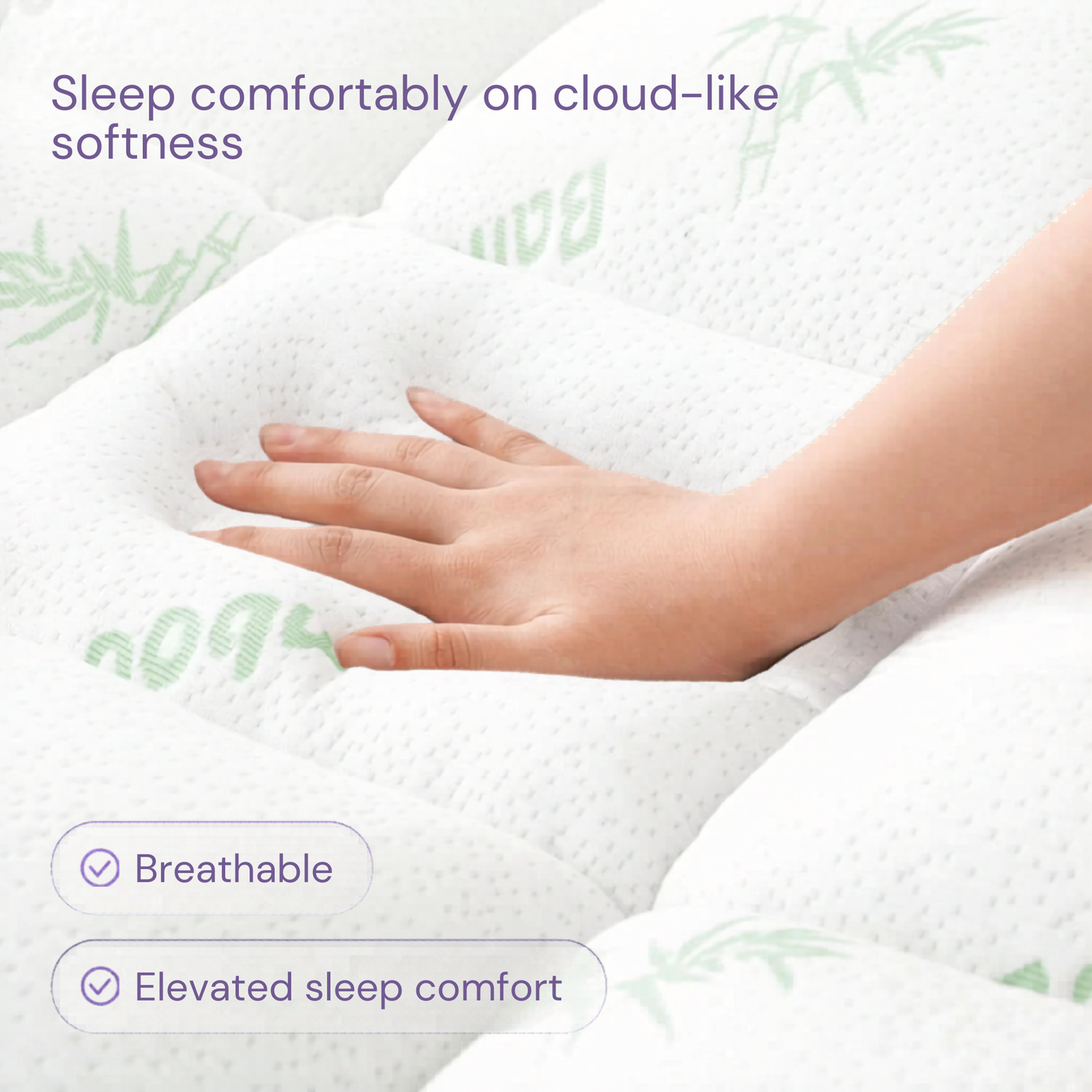 Reemox™ Bamboo Mattress Topper