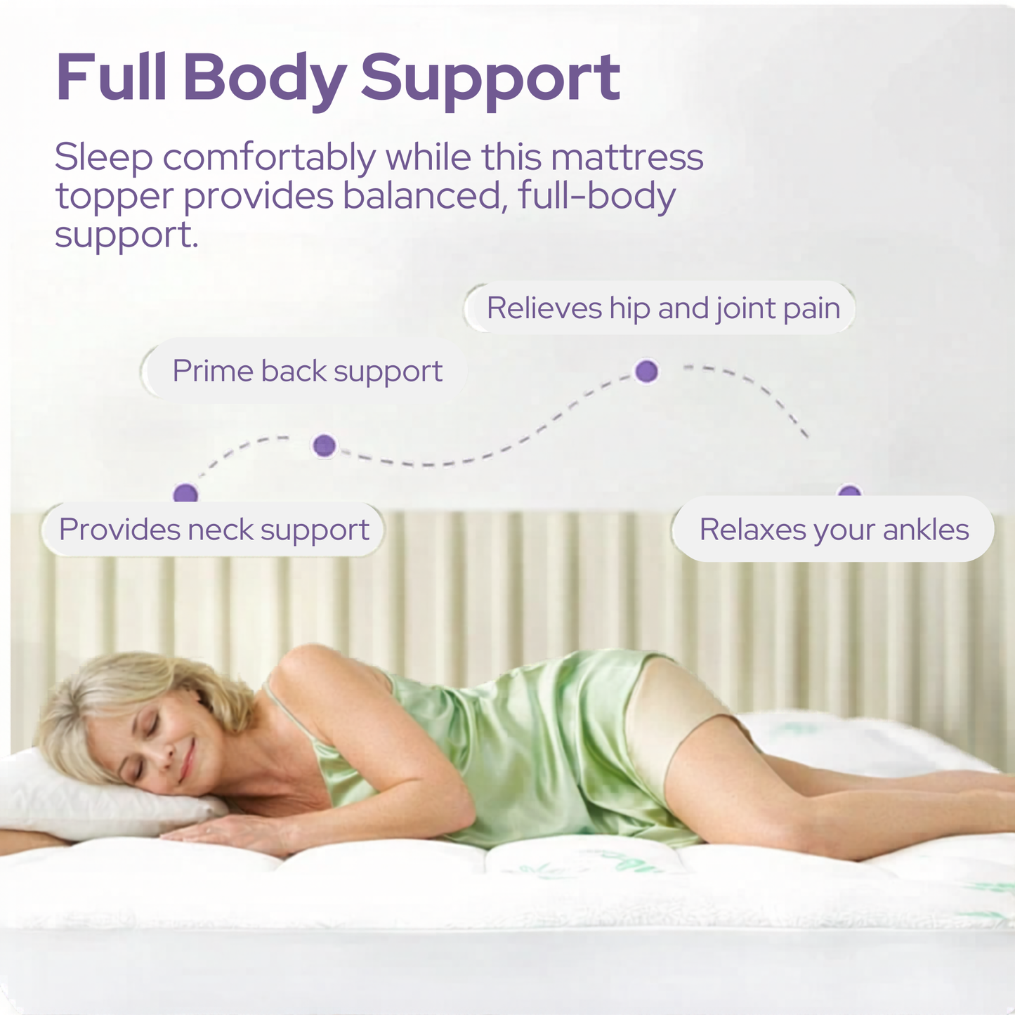 Reemox™ Bamboo Mattress Topper
